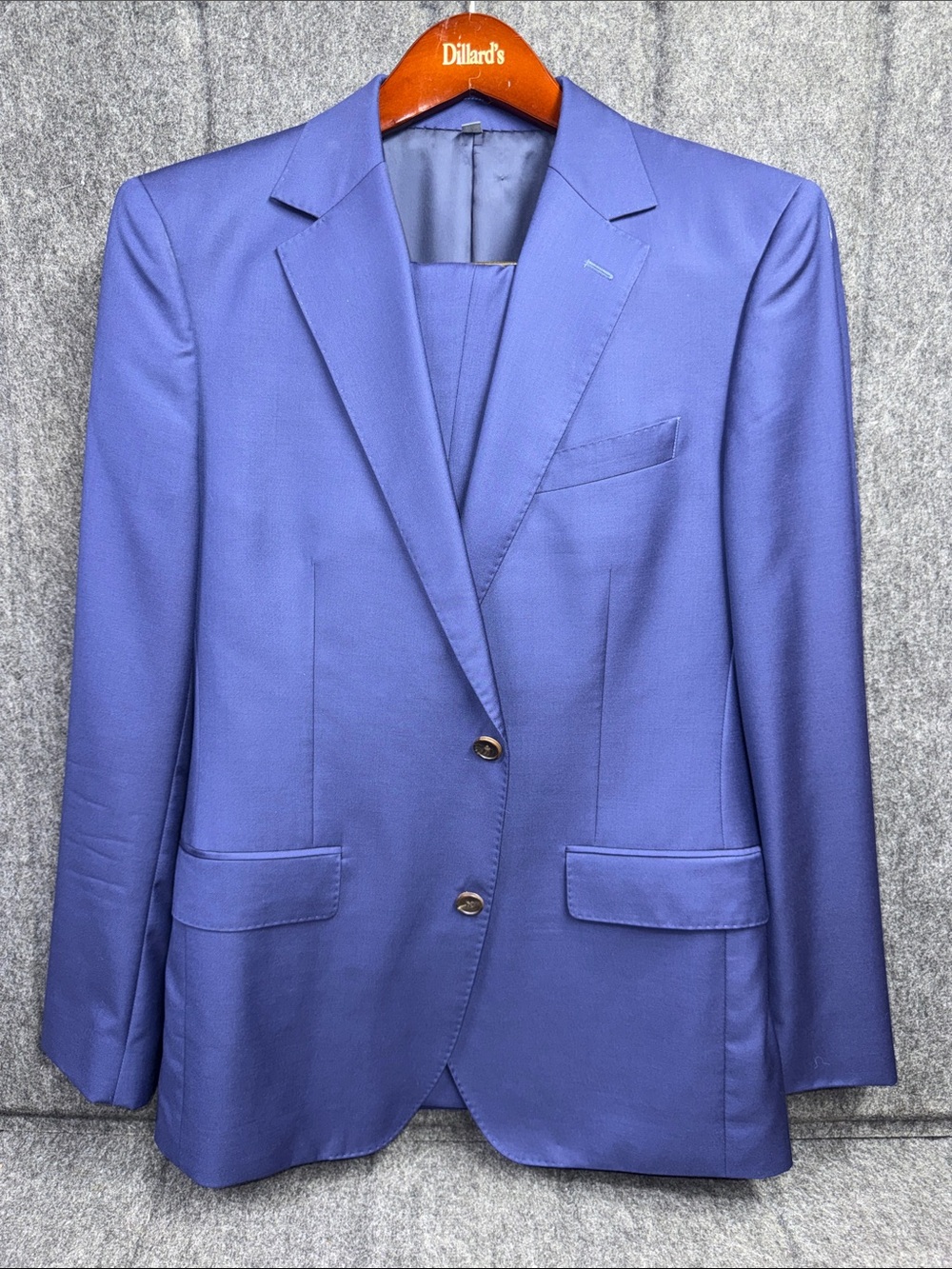 Bonobos Blue Two-Button Men's suit Wool & Cashmere